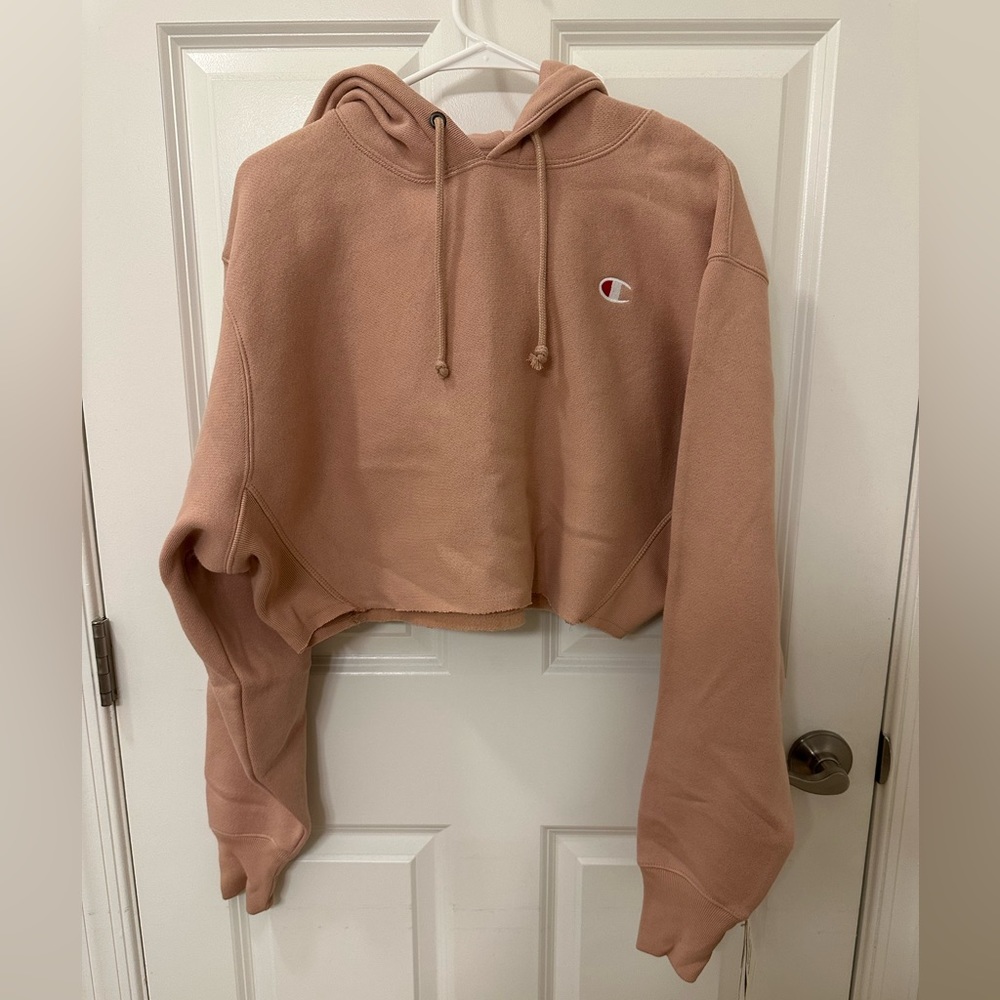 Champion cropped hoodie! NEW!